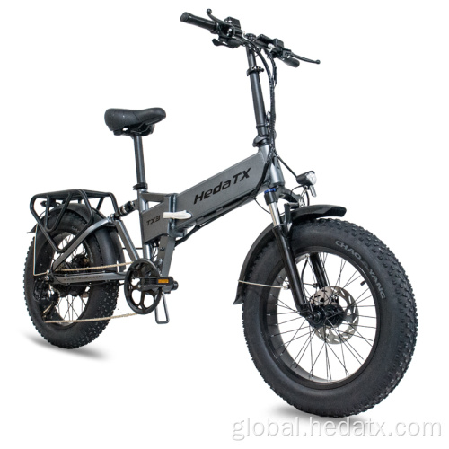 High Quality Electric Fat Tire Folding Bike Low carbon environmental protection Electric Bicycle Manufactory